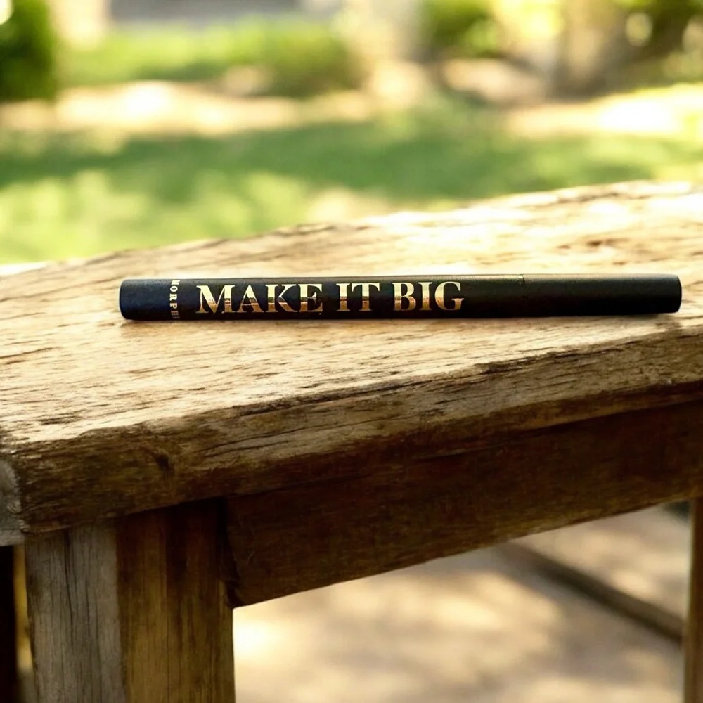 💎 Morphe Make It Big Brush-Tip Liquid Liner Bold Black New Full-Size